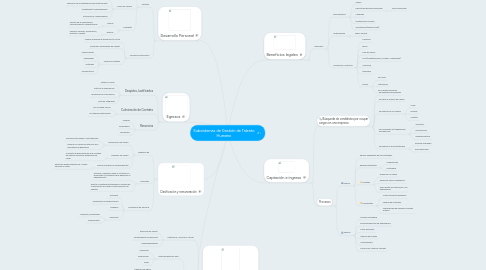 Mind Map: Subsistemas de Gestión de Talento Humano