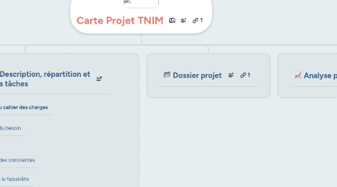 Mind Map: Carte Projet TNIM