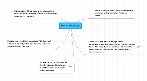 Mind Map: Task 7:  Mind Maps