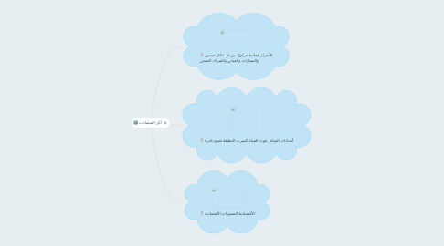 Mind Map: أثار الفيضانات