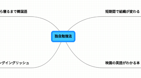 Mind Map: 独自勉強法