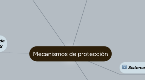 Mind Map: Mecanismos de protección