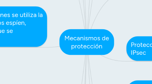 Mind Map: Mecanismos de protección