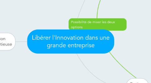 Mind Map: Libérer l'Innovation dans une grande entreprise