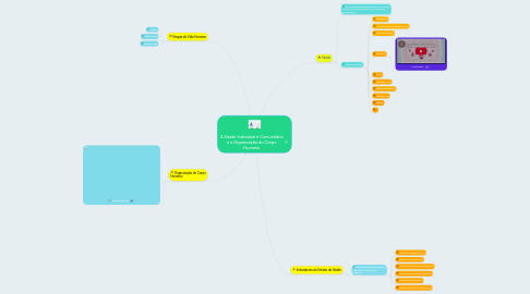 Mind Map: A Saúde Individual e Comunitária e a Organização do Corpo Humano