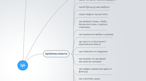 Mind Map: ЦА