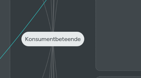 Mind Map: Konsumentbeteende