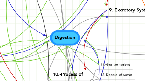 Mind Map: Digestion