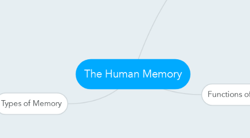 Mind Map: The Human Memory