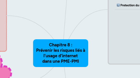 Mind Map: Chapitre 8 : Prévenir les risques liés à l'usage d'internet dans une PME-PMI