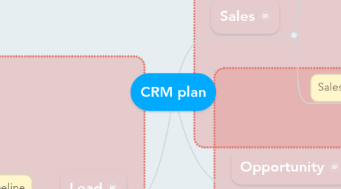 Mind Map: CRM plan