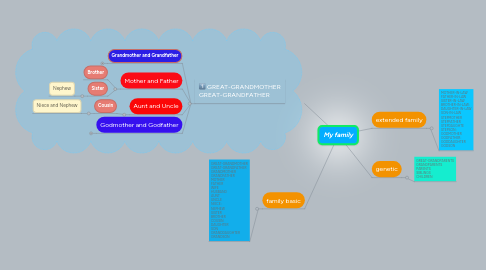 Mind Map: My family