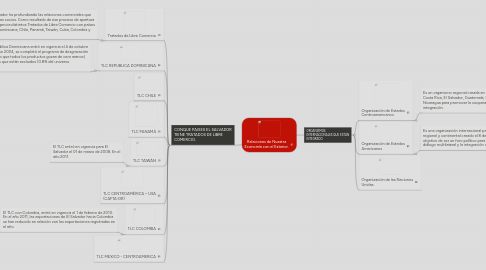 Mind Map: Relaciones de Nuestra Economía con el Exterior.