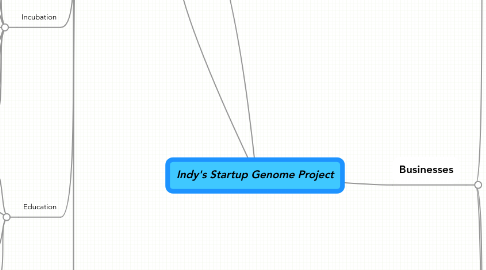 Mind Map: Indy's Startup Genome Project