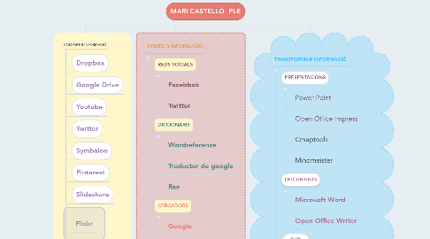 Mind Map: MARI CASTELLÓ  PLE