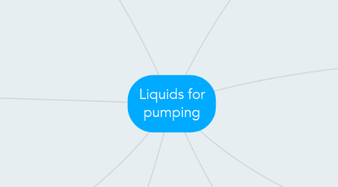 Mind Map: Liquids for pumping