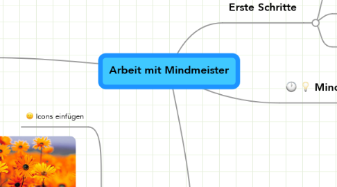 Mind Map: Arbeit mit Mindmeister