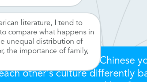 Mind Map: How do American and Chinese youth interpret each other's culture differently based on their personal lens?