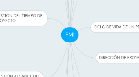 Mind Map: PMI