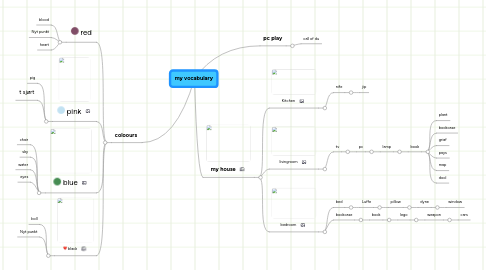 Mind Map: my vocabulary