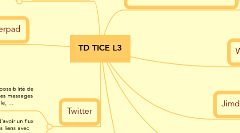 Mind Map: TD TICE L3