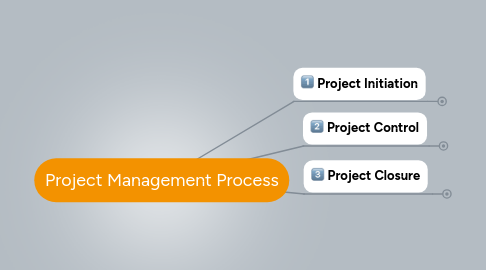 Mind Map: Project Management Process