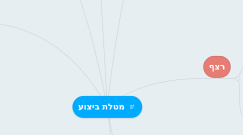 Mind Map: מטלת ביצוע