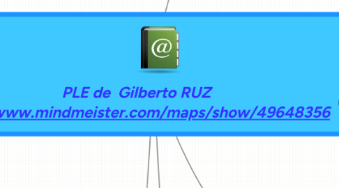 Mind Map: PLE de Gilberto RUZ http://www.mindmeister.com/maps/show/49648356