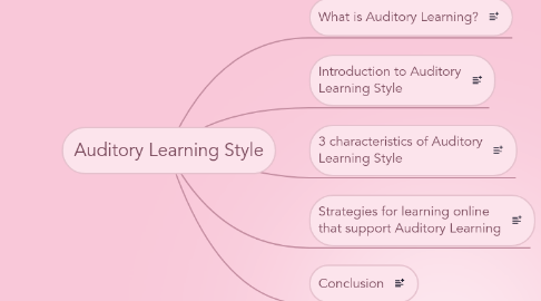 websters definition of auditory learner