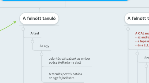 Mind Map: Sz. Molnár Anna: A tanuló felnőtt (2009)