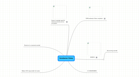 Mind Map: Sarabanes Oxley