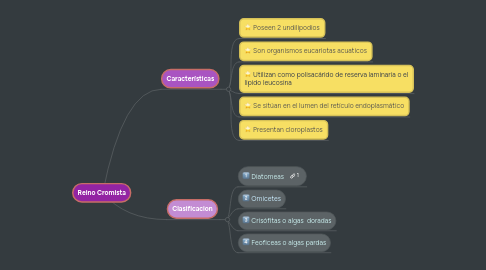 Mind Map: Reino Cromista