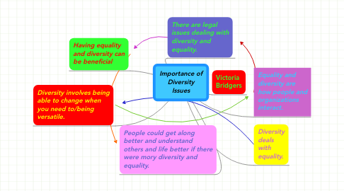 Mind Map: Importance of Diversity Issues