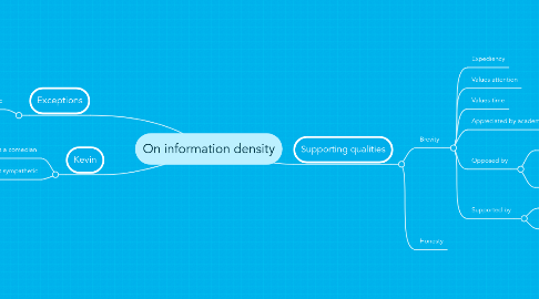 Mind Map: On information density