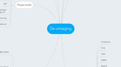 Mind Map: De uitdaging