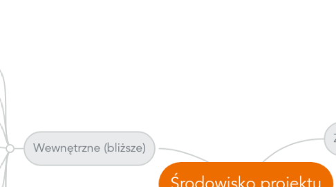 Mind Map: Środowisko projektu