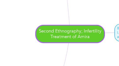 Mind Map: Second Ethnography; Infertility Treatment of Amira