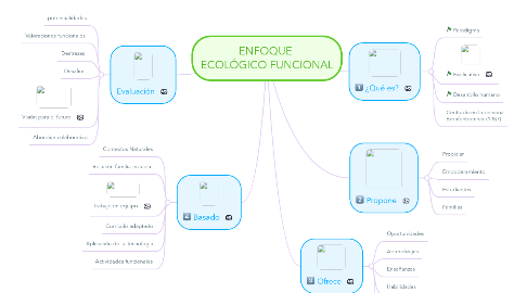 Mind Map: ENFOQUE  ECOLÓGICO FUNCIONAL