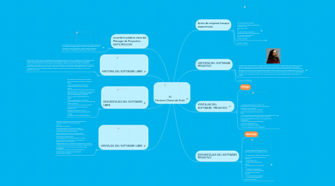 Mind Map: 10 Factores Claves de Exito