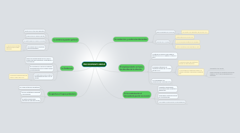 Mind Map: PROCEDIMIENTO BREVE