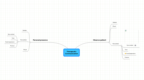 Mind Map: Therapeutic Communication