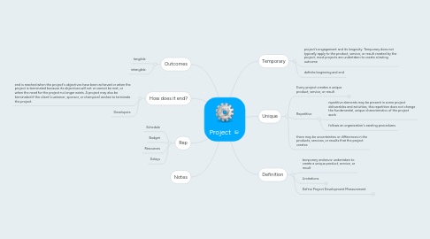 Mind Map: Project