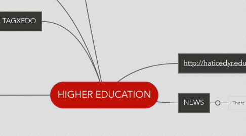 Mind Map: HIGHER EDUCATION