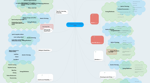 Mind Map: 14 Categories of Disabilities IDEA