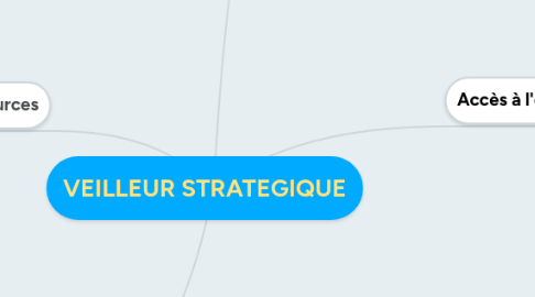 Mind Map: VEILLEUR STRATEGIQUE