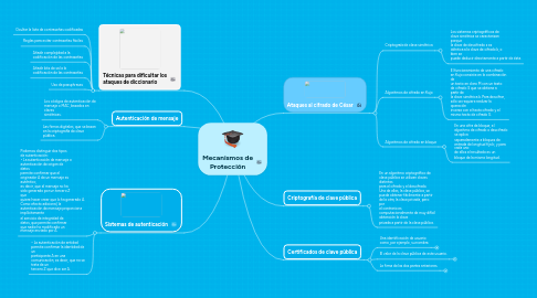 Mind Map: Mecanismos de Protección