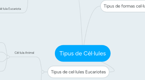 Mind Map: Tipus de Cèl·lules