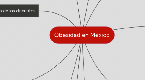 Mind Map: Obesidad en México