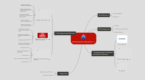 Mind Map: Электронное обучение