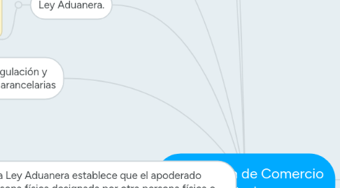 Mind Map: Legislación de Comercio Exterior